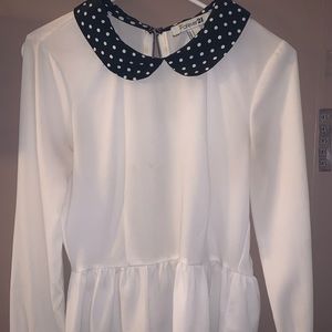 Forever 21 peplum dress top